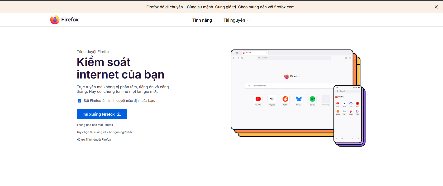 Tải Firefox